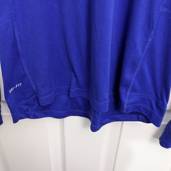 Nike Running Dri-Fit Women's Blue Long Sleeve Tee, Size Small - Picture 5 of 11